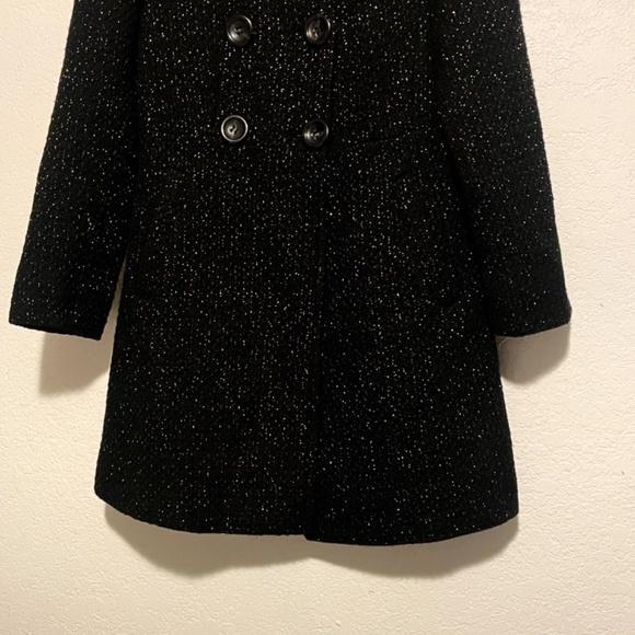 Vintage GUESS Y2K Wool Blend Coat SZ S/P - Picture 3 of 9